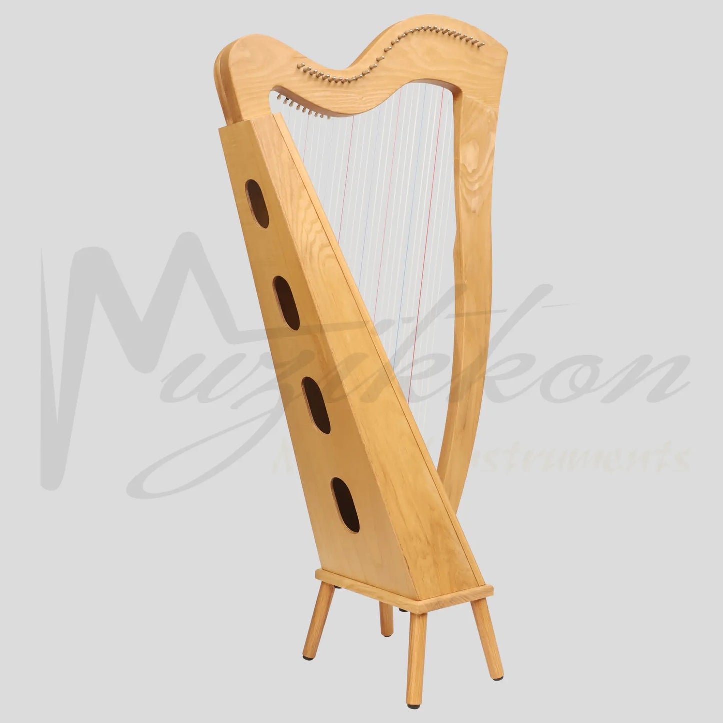 Mchugh Harp 29 Strings Ashwood Square Back