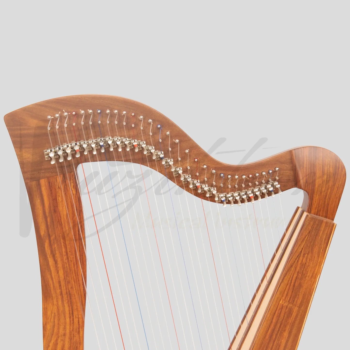 Mchugh Harp 29 Strings Rosewood Square Back