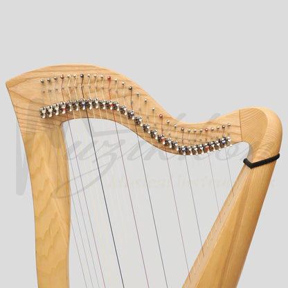 Mchugh Harp 29 Strings Round Back Ashwood