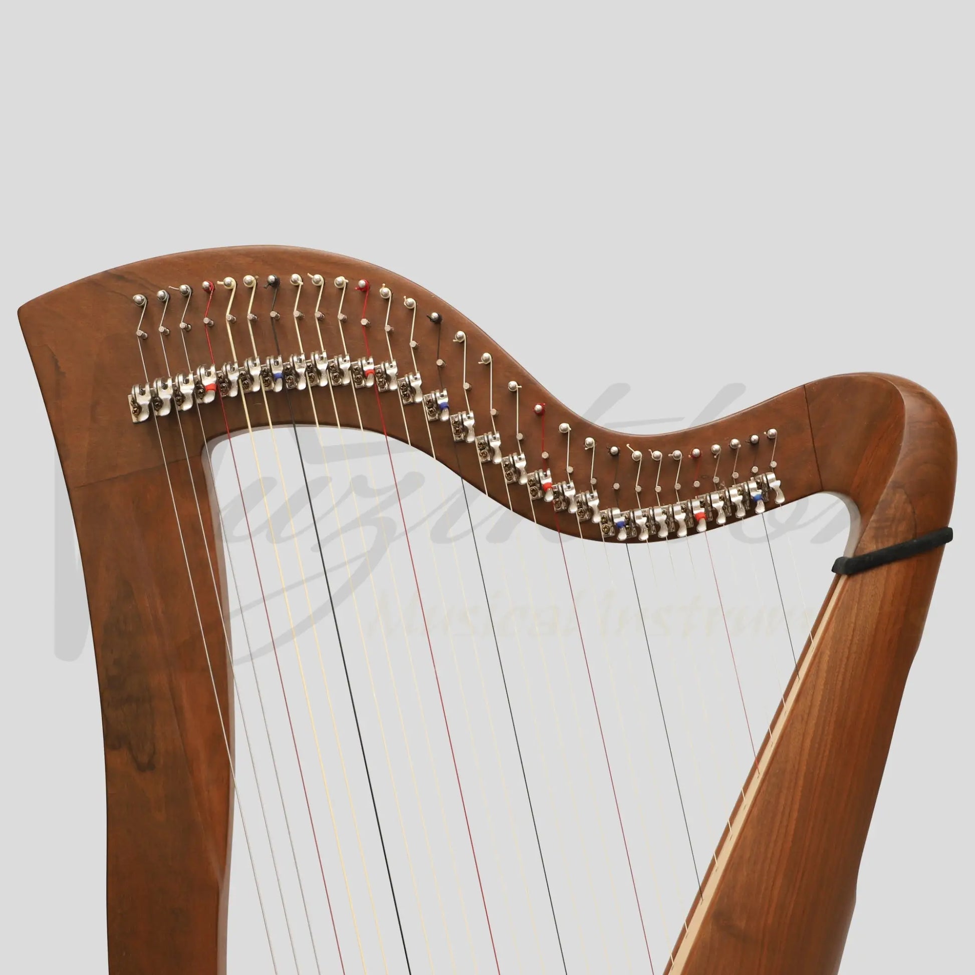 Mchugh Harp 29 Strings Round Back Walnut