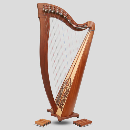 Mchugh Ayra Harp 38 Strings Mahogany