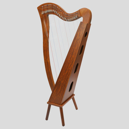 Muzikkon McHugh Harp 27 Strings Rosewood Square Back