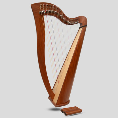 McHugh Harp 29 String Mahogany Roundback