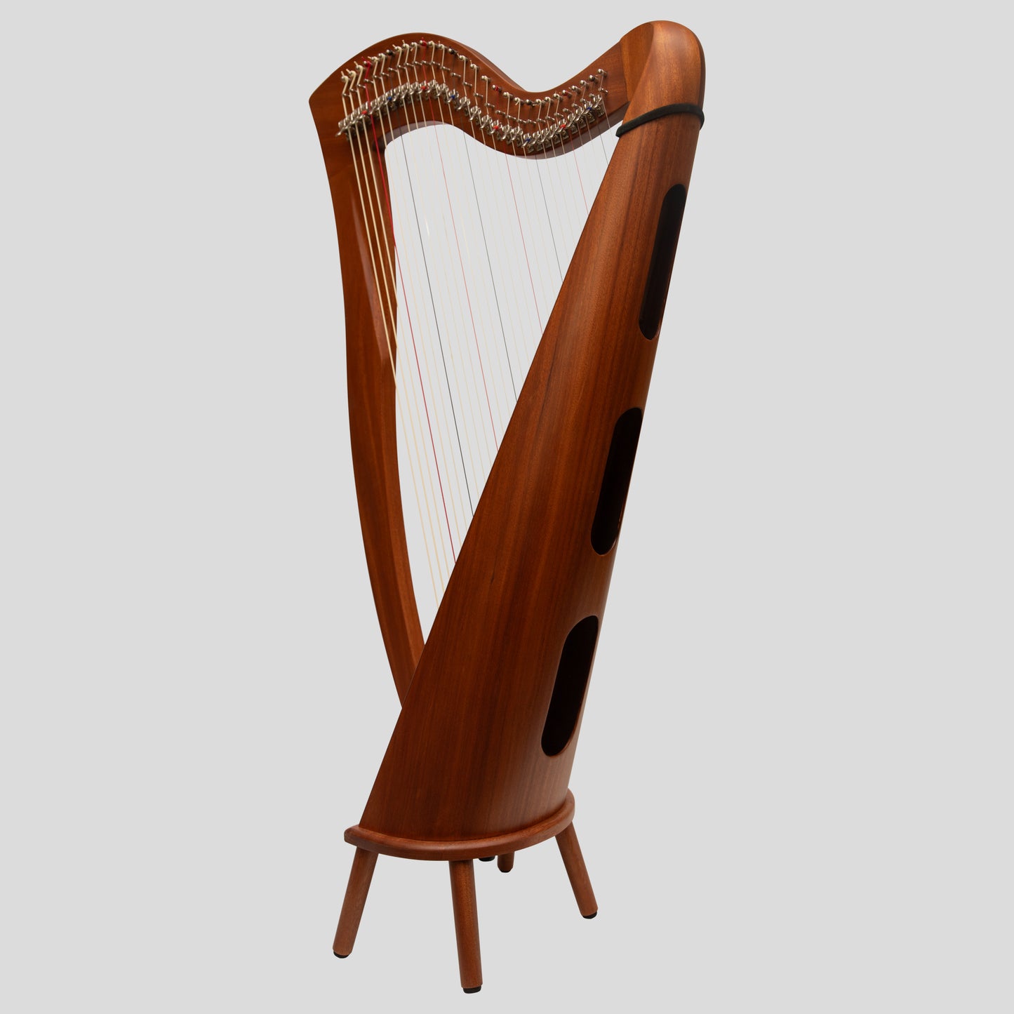 McHugh Harp 29 String Mahogany Roundback