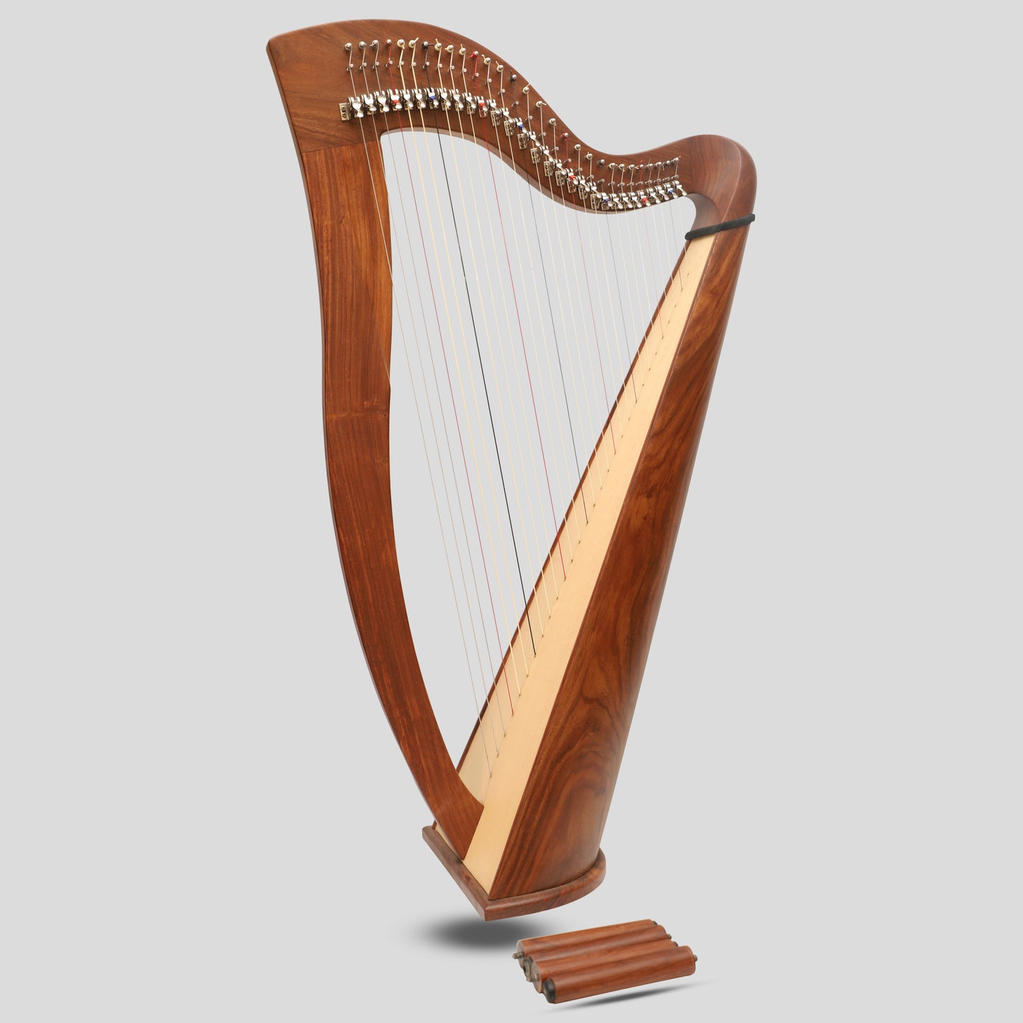 McHugh Harp 29 corde Rosewood Round Back