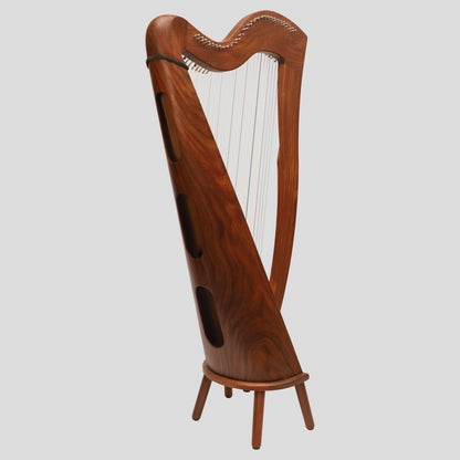 McHugh Harp 29 corde Rosewood Round Back