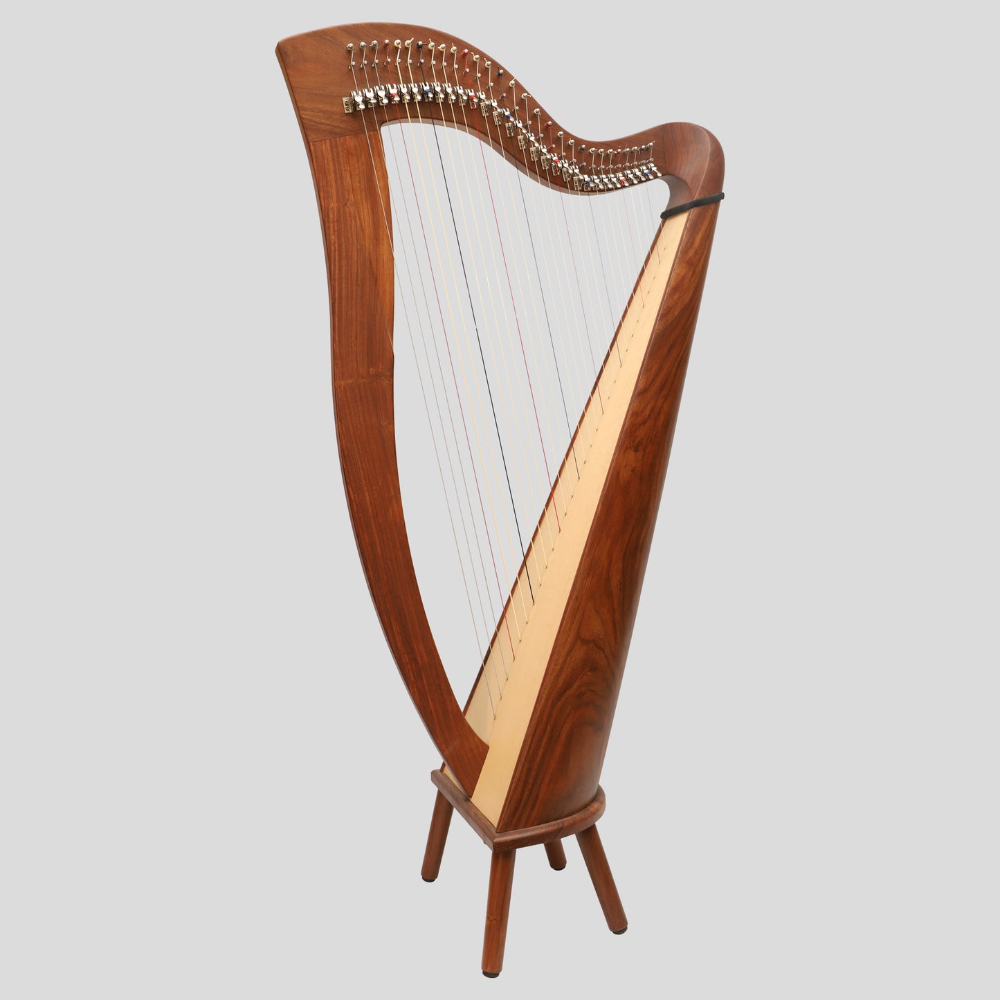 McHugh Harp 29 corde Rosewood Round Back