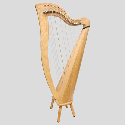 McHugh Harp, 29 Saiten Runde Rücken Ashwood