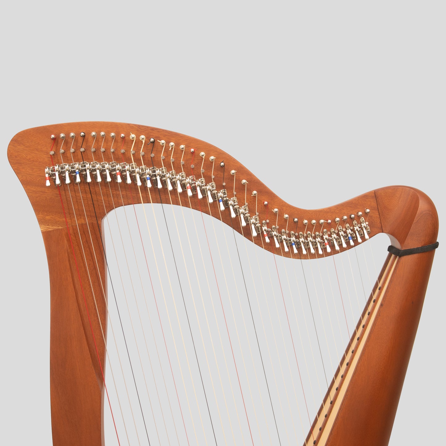 McHugh Harp 34 Corde Legno di Mogano Rotondo