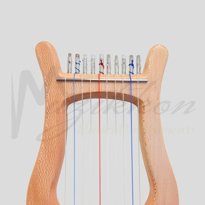 Mini Kinnor Harp 10 String Lacewood