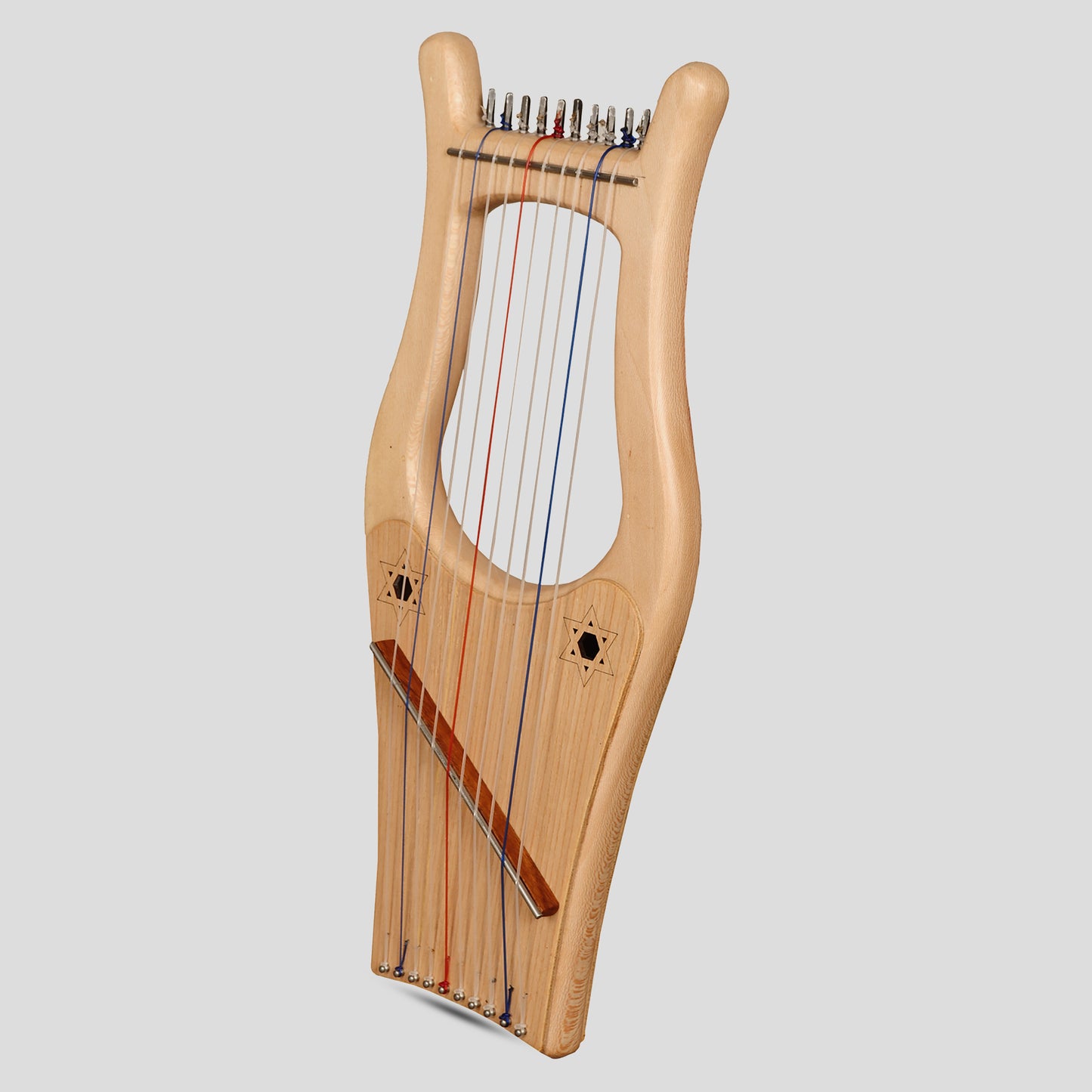 Mini Kinnor Arpa, 10 String Lacewood