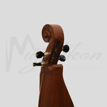 Mountain Dulcimer 4 String Cutaway F-Hole Rosewood