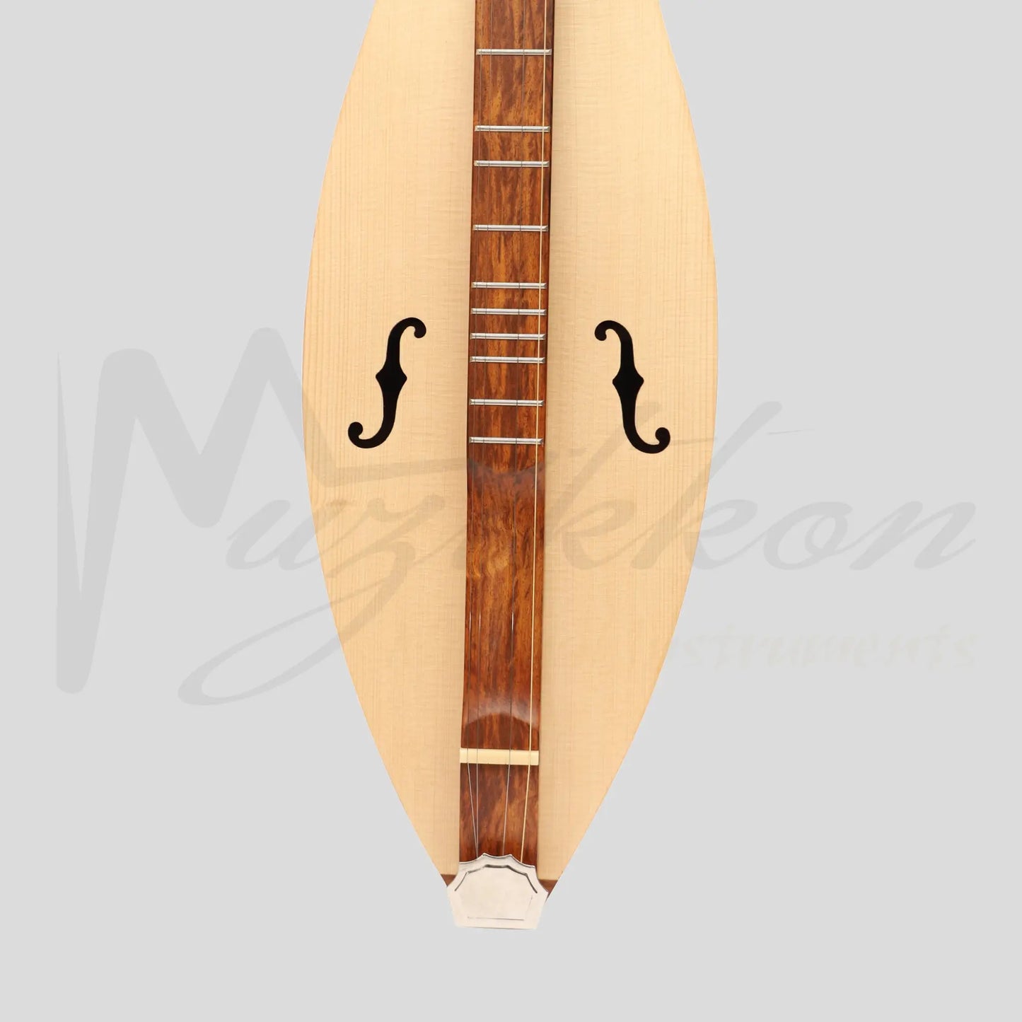 Mountain Dulcimer 4 String F-Hole Rosewood With Nickel Finish Hardware