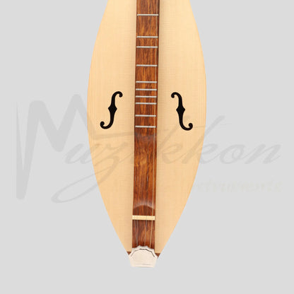 Mountain Dulcimer 4 String F-Hole Rosewood With Nickel Finish Hardware