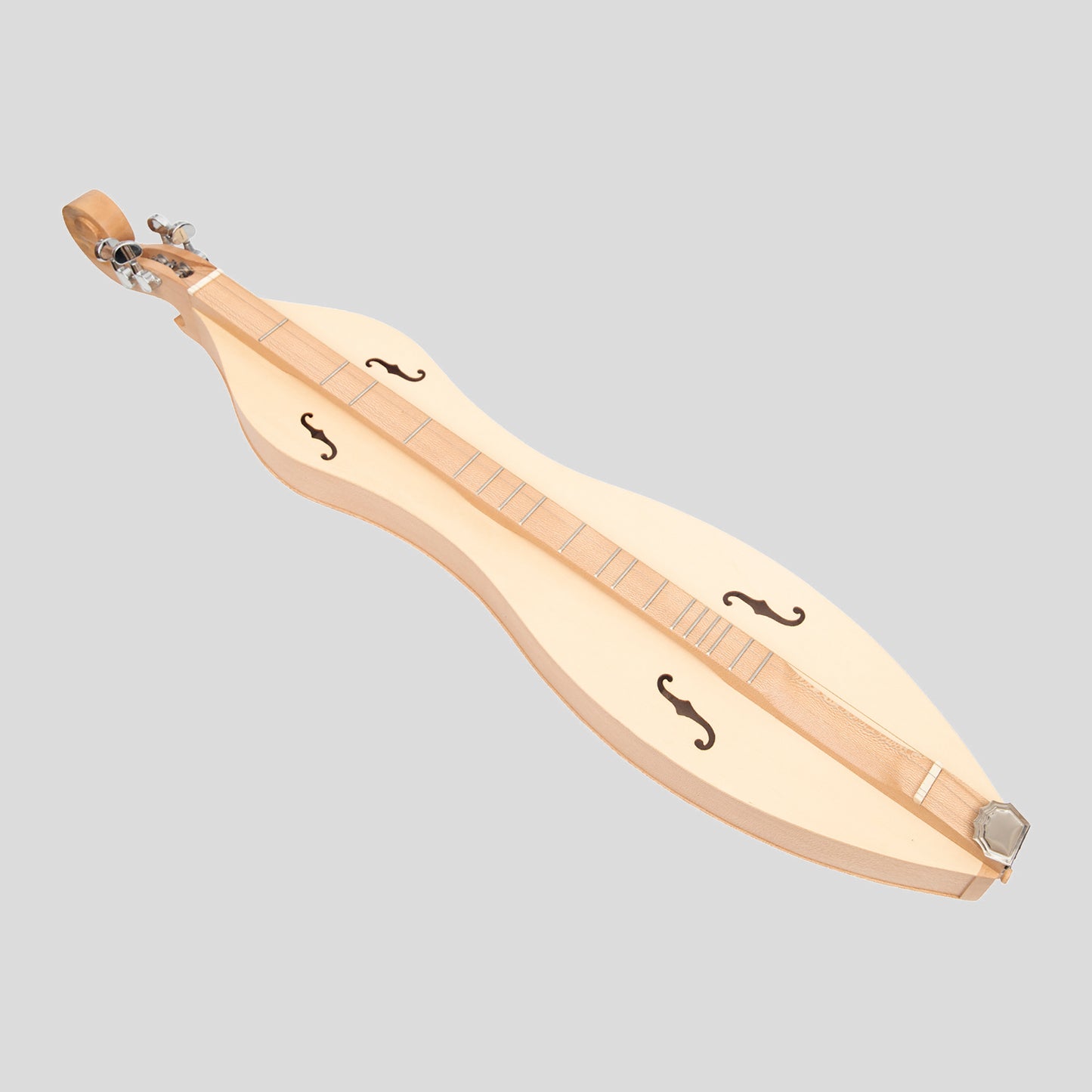 Berg Dulcimer 4 String F-Loch Lacewood mit Nickel Finish Hardware