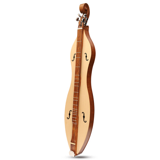 Mountain Dulcimer 4 String  F-Hole Rosewood With Nickel Finish Hardware Muzikkon