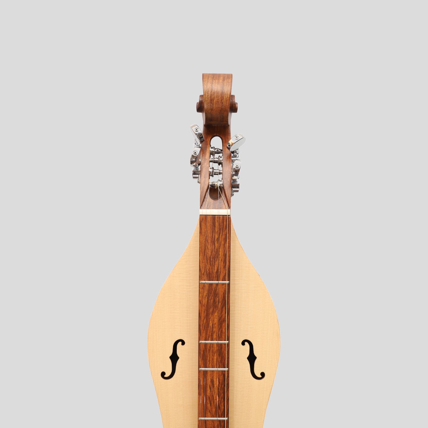 Mountain Dulcimer 4 corde F-Hole palissandro con finitura nichel