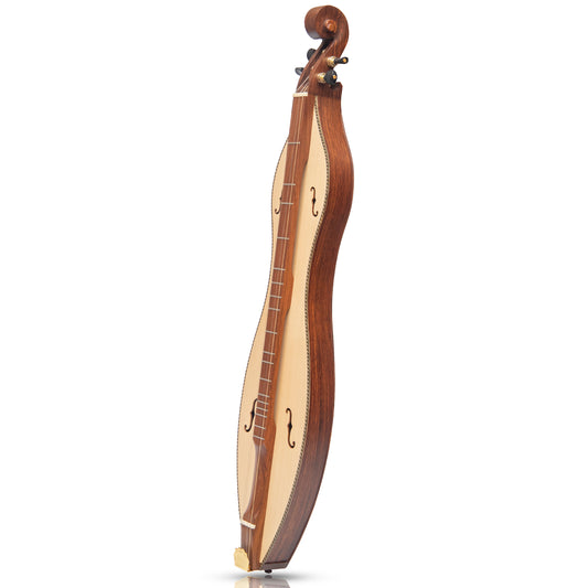 Mountain Dulcimer 4 corde F-Hole Palissandro con Purfling