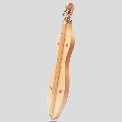 Mountain Dulcimer 4 corde nodo pergamena in pizzo con finitura nichel