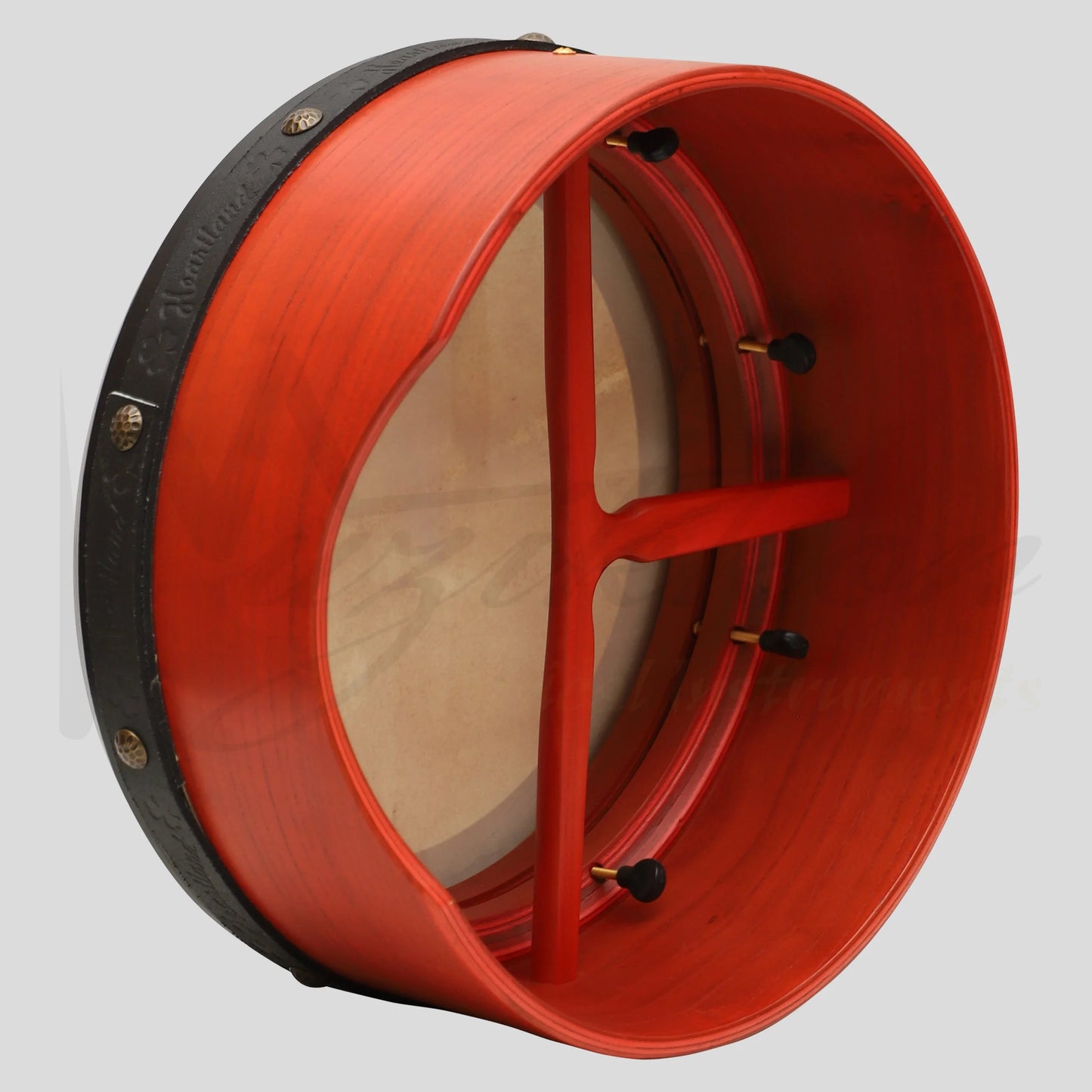 Muzikkon 14”x6’’ Premium Celtic Irish Bodhran with Easy Tune System Deep Rim T-BAR & Taped Finish