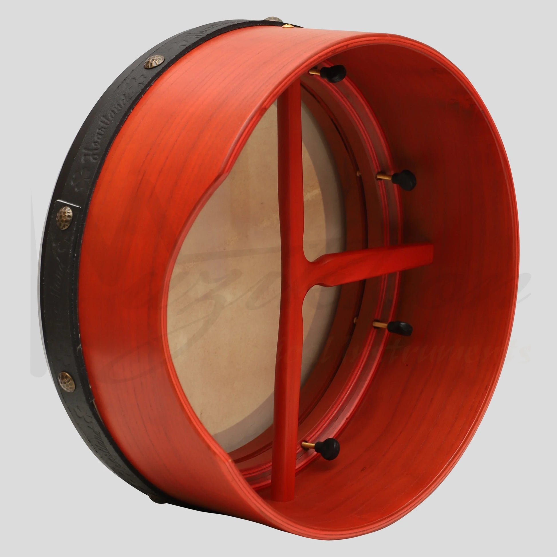 Muzikkon 14”x6’’ Premium Celtic Irish Bodhran with Easy Tune System Deep Rim T-BAR & Taped Finish