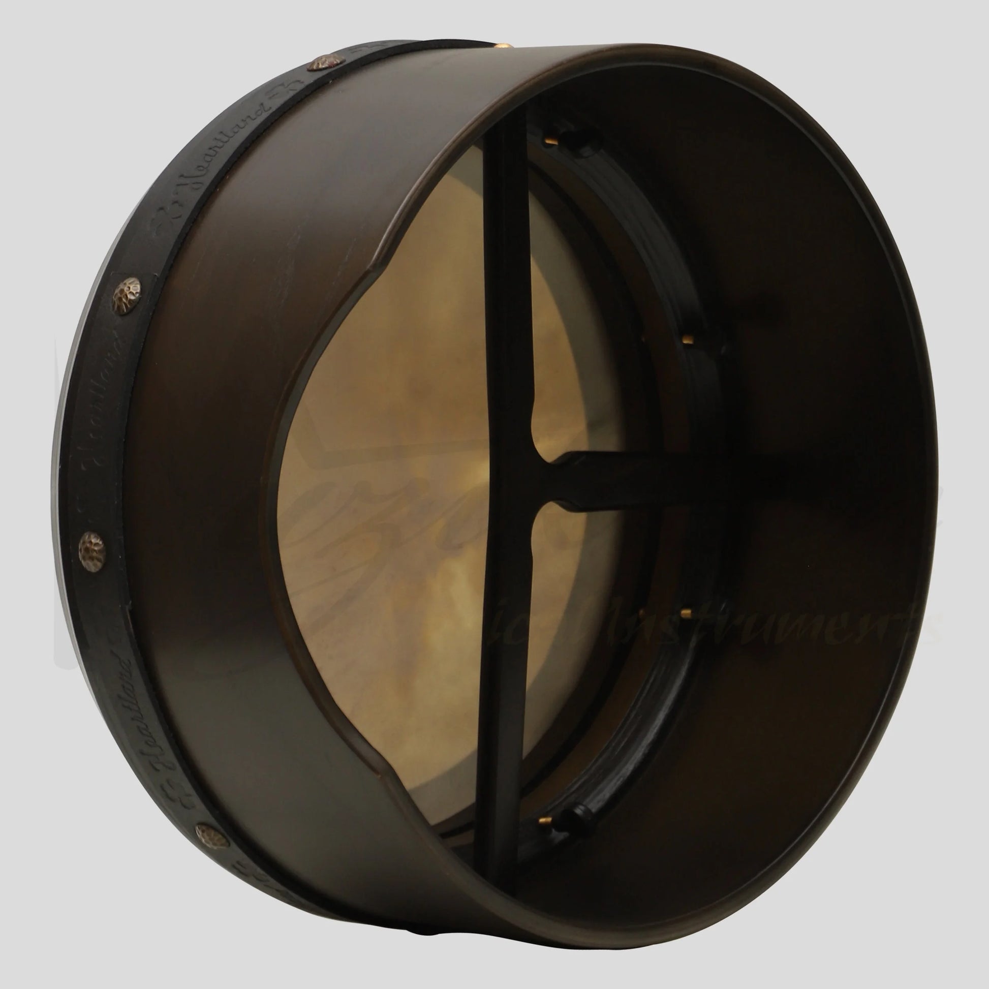 Muzikkon 14”x6’’ Premium Celtic Irish Bodhran with Easy Tune System Deep Rim T-BAR & Taped Finish