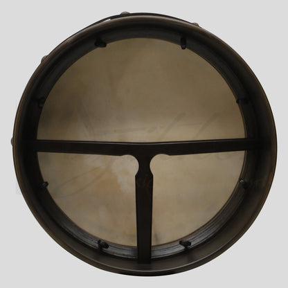 Muzikkon 14”x6’’ Premium Celtic Irish Bodhran with Easy Tune System Deep Rim T-BAR & Taped Finish