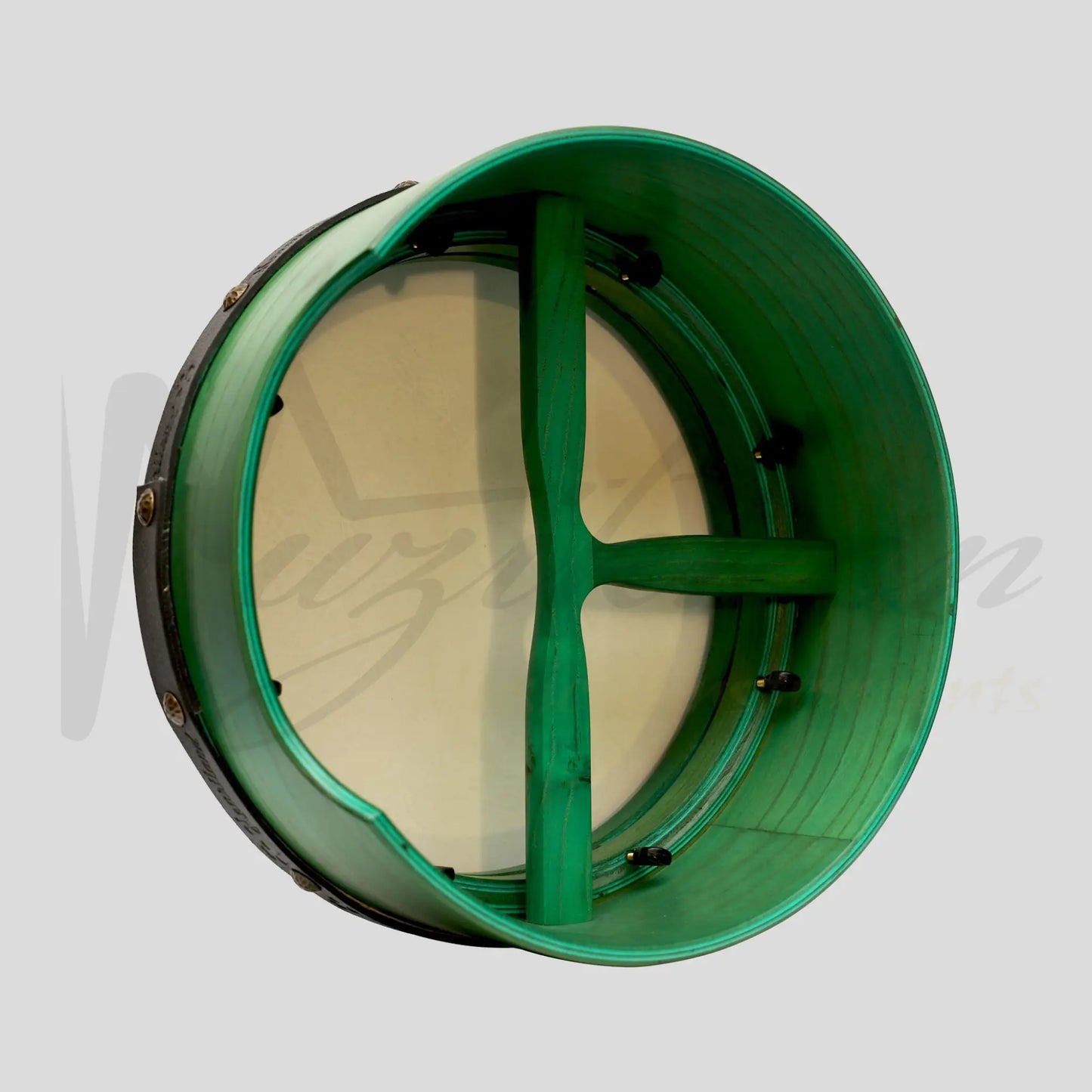 Muzikkon 14”X6’’ Premium Celtic Irish Bodhran With Easy Tune System Deep Rim T-Bar & Taped Finish