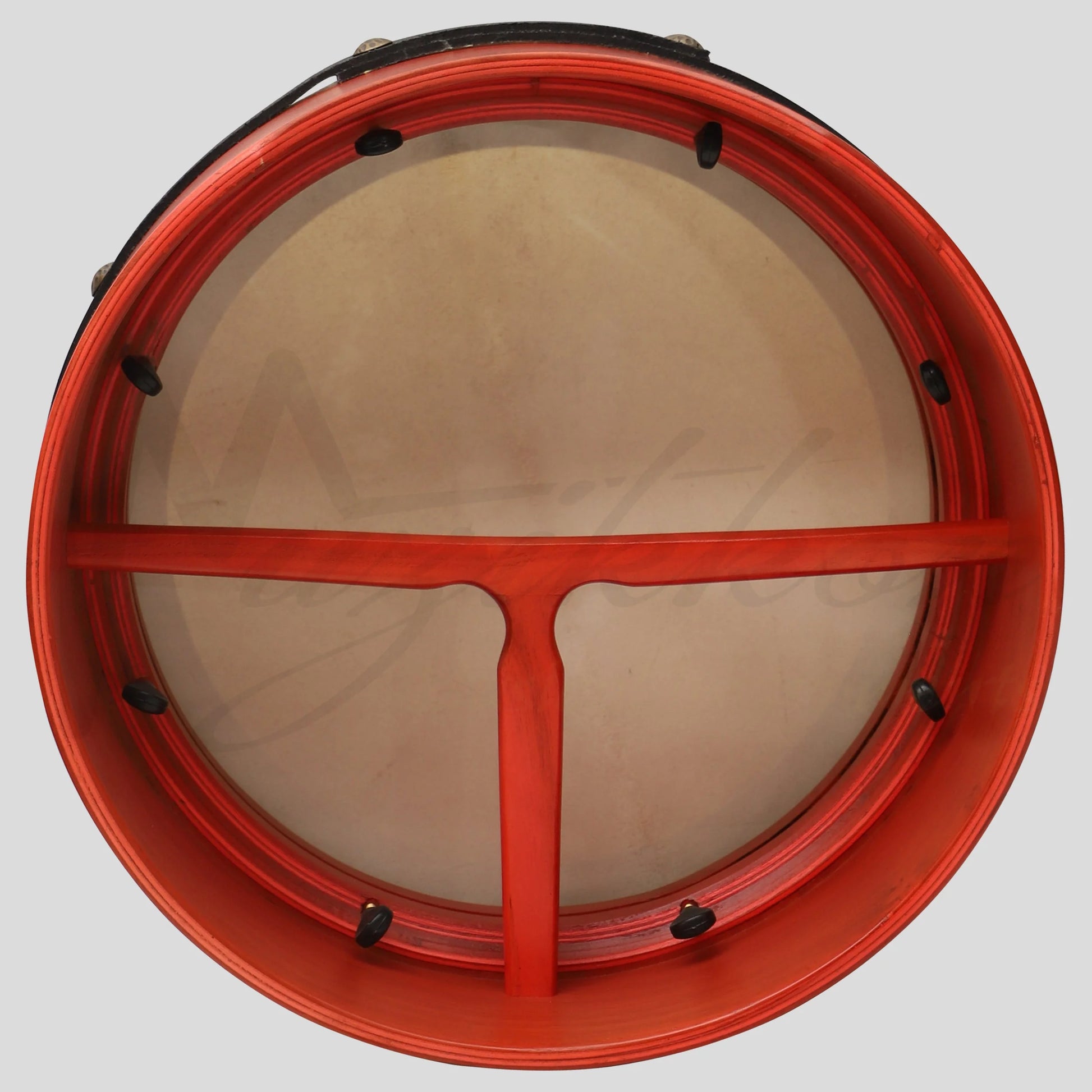 Muzikkon 14”x6’’ Premium Celtic Irish Bodhran with Easy Tune System Deep Rim T-BAR & Taped Finish