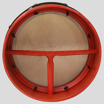 Muzikkon 14”x6’’ Premium Celtic Irish Bodhran with Easy Tune System Deep Rim T-BAR & Taped Finish