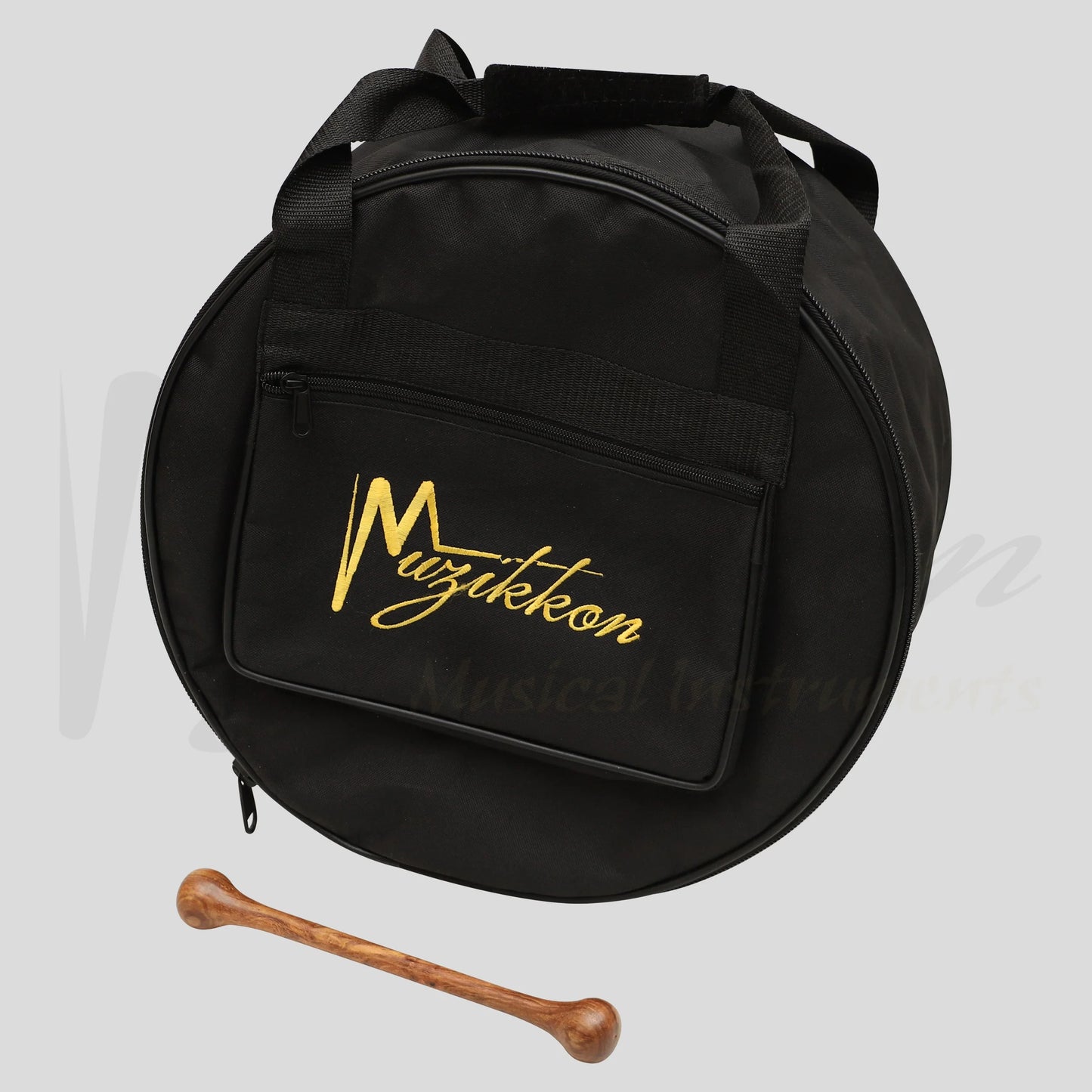 Muzikkon 14”x6’’ Premium Celtic Irish Bodhran with Easy Tune System Deep Rim T-BAR & Taped Finish