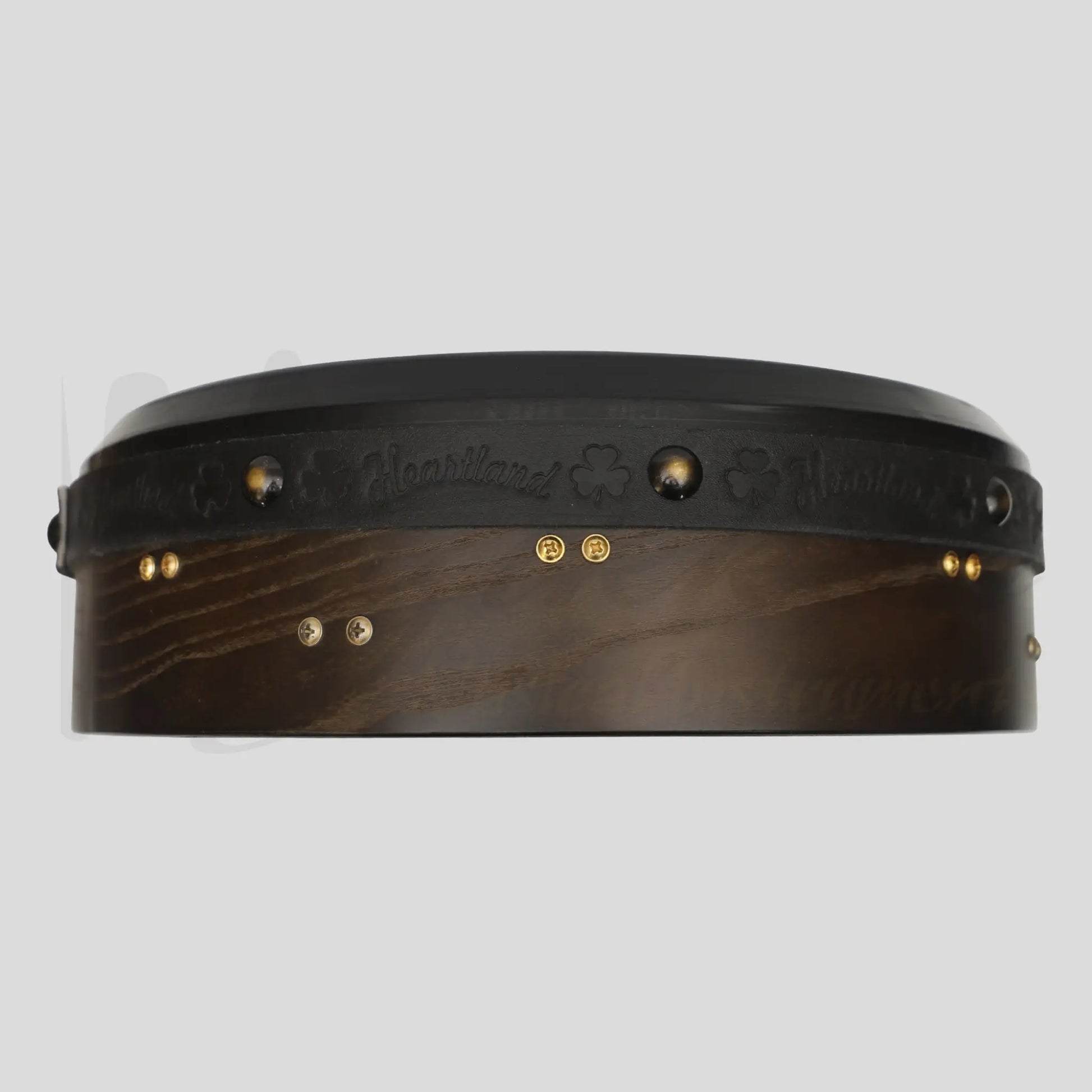 Muzikkon 14’’X4’’ Heartland Tunable Irish Bodhran With T-Bar & Taped Finish Deep Tune