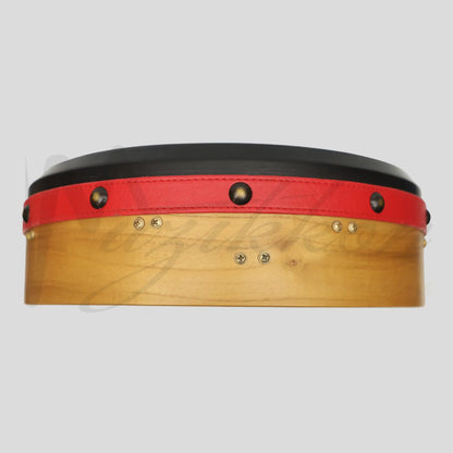 Muzikkon 14’’X4’’ Heartland Tunable Irish Bodhran With T-Bar & Taped Finish Deep Tune