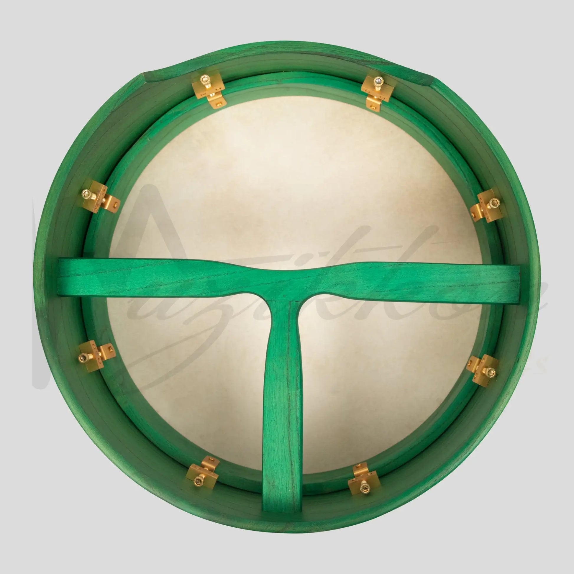 Muzikkon 14’’X4’’ Heartland Tunable Irish Bodhran With T-Bar & Taped Finish Deep Tune