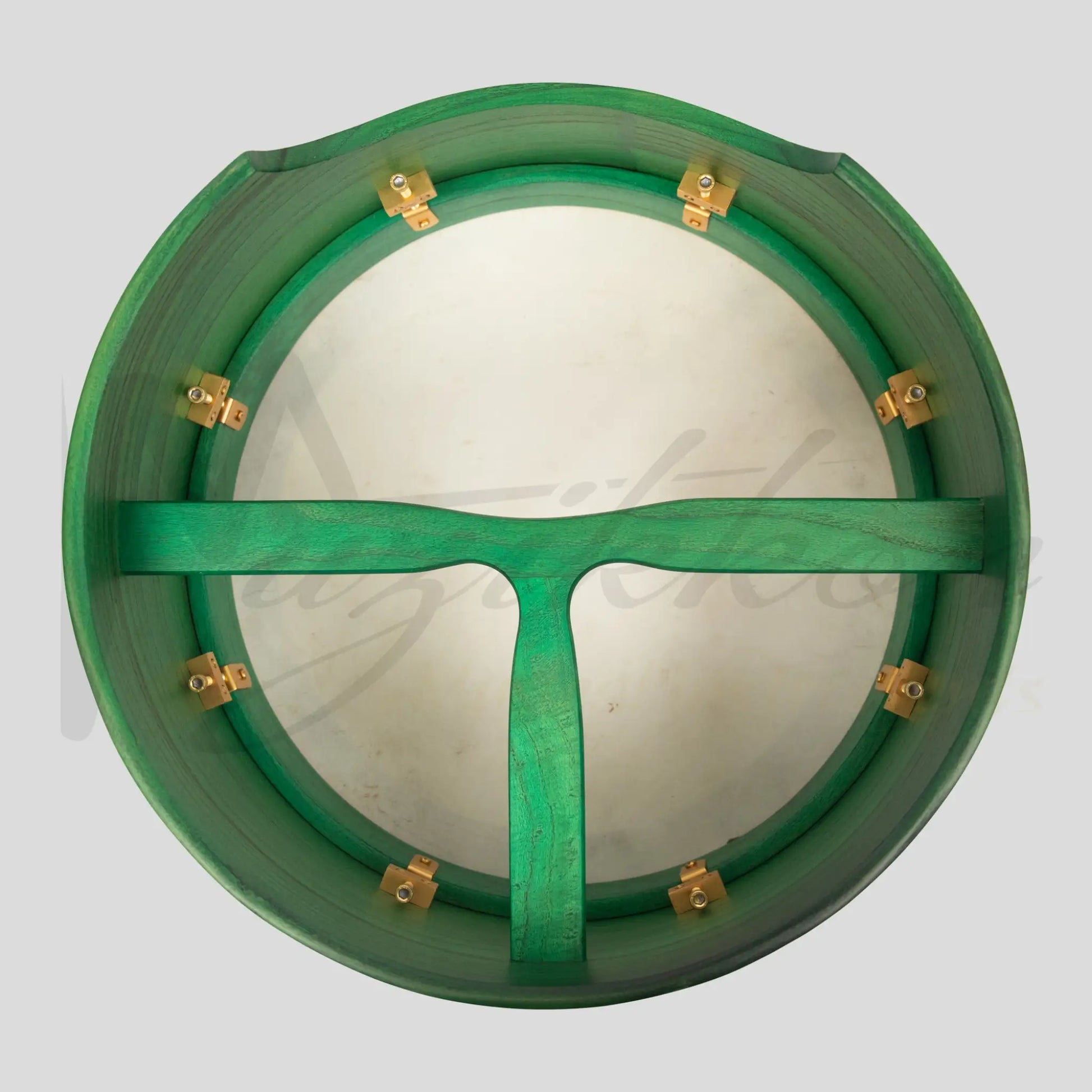 Muzikkon 14’’X6’’ Heartland Tunable Irish Bodhran Drum Deep Rim With T-Bar & Taped Finish Tune