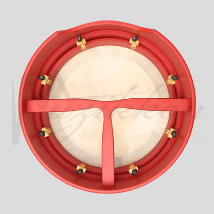 Muzikkon 15”X5’’ (38X12.5 Cm) Premium Celtic Irish Bodhran With Easy Tune System Deep Rim T-