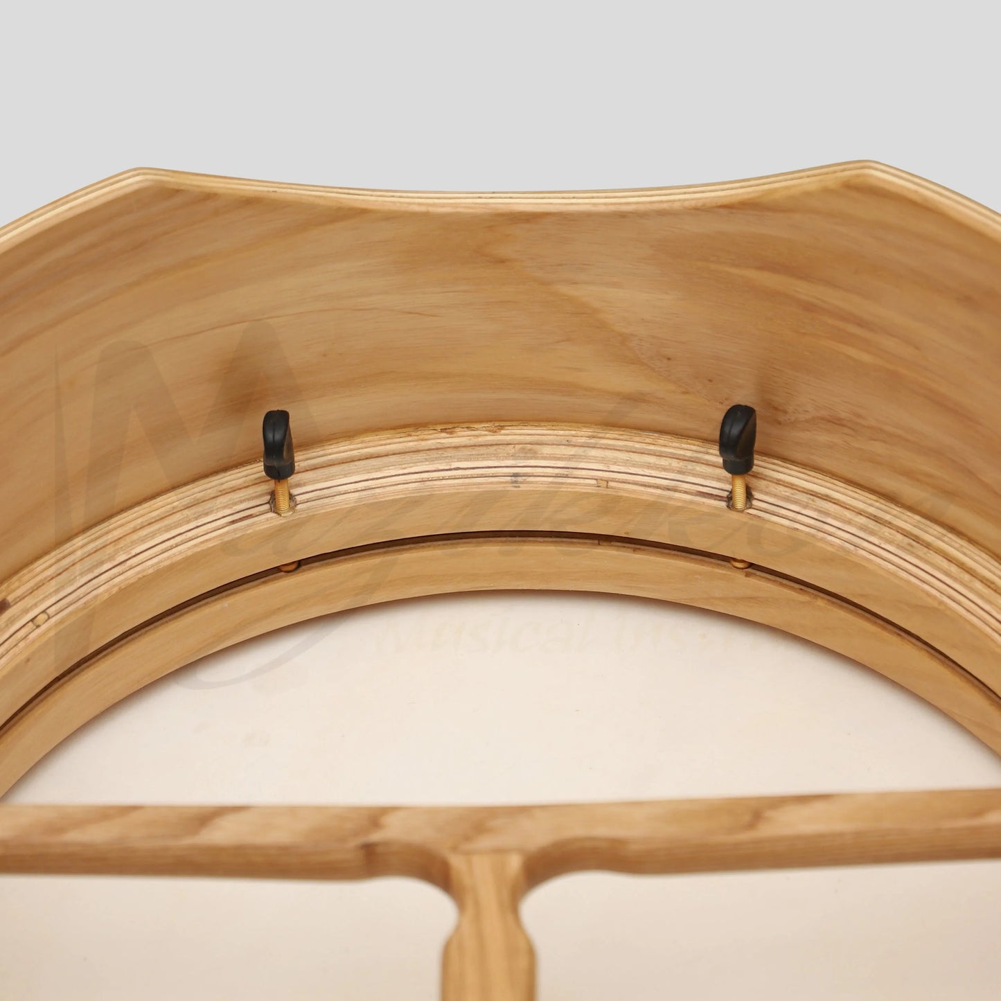 Muzikkon 15”x6’’ Premium Celtic Irish Bodhran with Easy Tune System Deep Rim T-BAR & Taped Finish