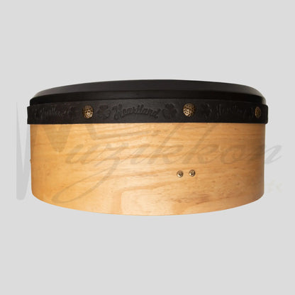 Muzikkon 15”X6’’ Premium Celtic Irish Bodhran With Easy Tune System Deep Rim T-Bar & Taped Finish