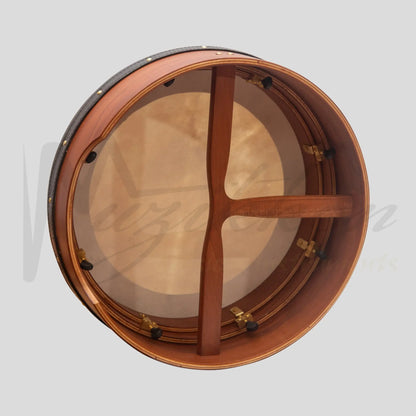 Muzikkon 16”X5’’ (40.5X12.5 Cm) Premium Celtic Irish Bodhran With Easy Tune System Deep Rim