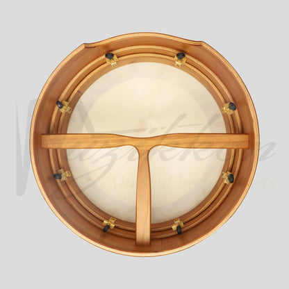 Muzikkon 16”X5’’ (40.5X12.5 Cm) Premium Celtic Irish Bodhran With Easy Tune System Deep Rim