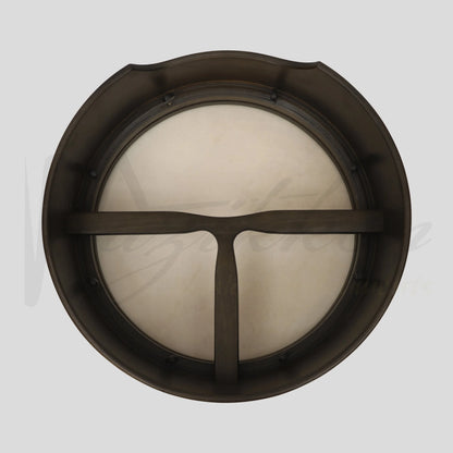 Muzikkon 16”X6’’ Premium Celtic Irish Bodhran With Easy Tune System Deep Rim T-Bar & Taped Finish