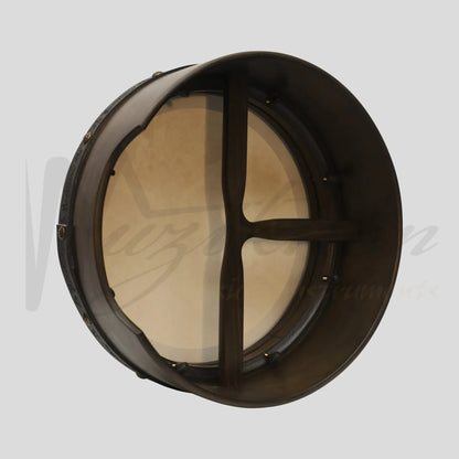 Muzikkon 16”X6’’ Premium Celtic Irish Bodhran With Easy Tune System Deep Rim T-Bar & Taped Finish