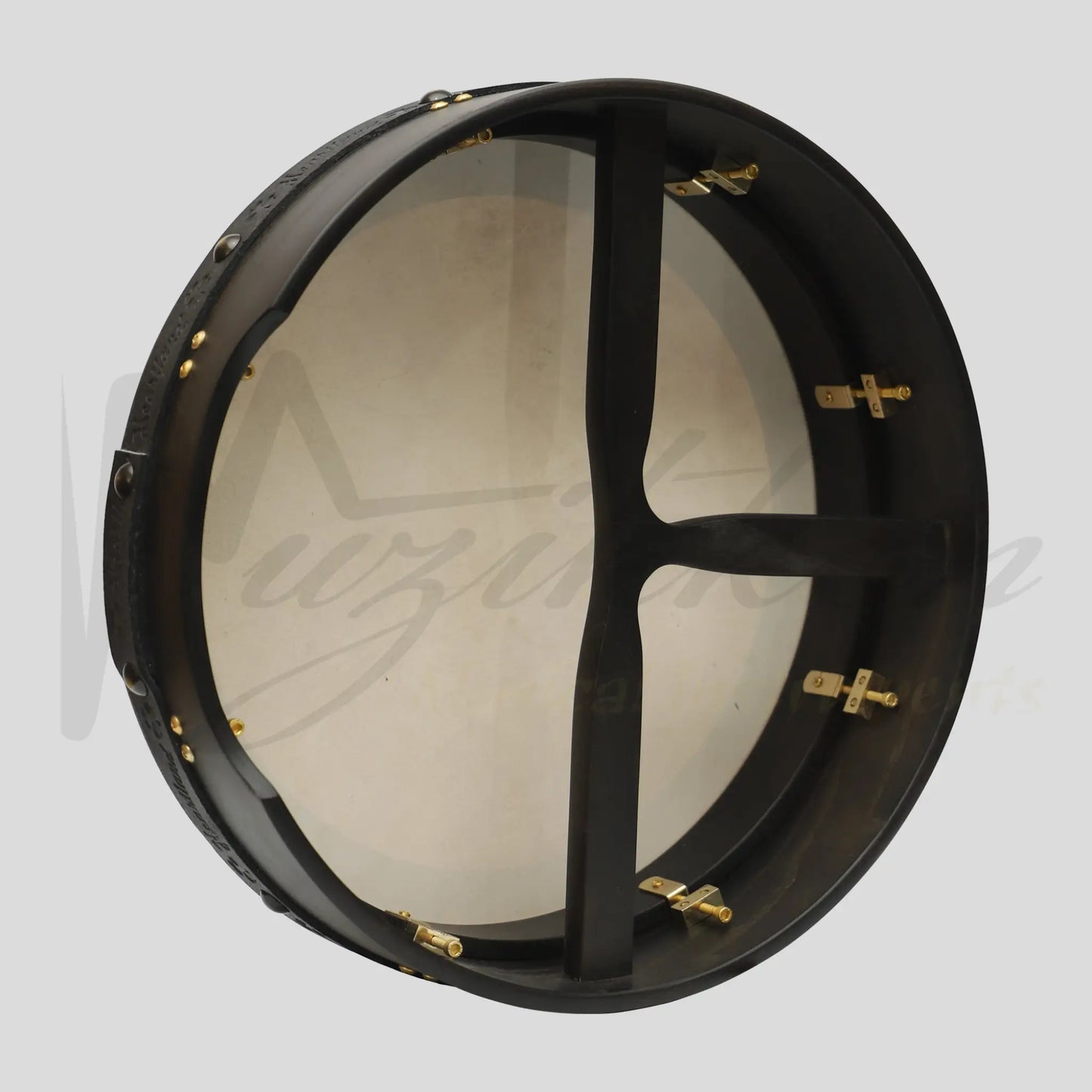 Muzikkon 16’’X4’’ Heartland Tunable Irish Bodhran With T-Bar & Taped Finish Deep Tune