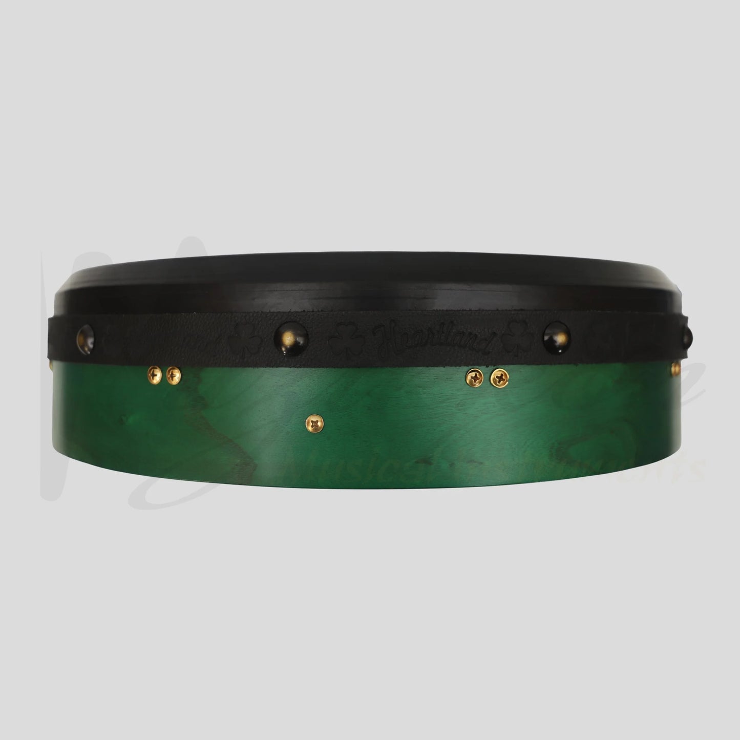 Muzikkon 16’’X4’’ Heartland Tunable Irish Bodhran with T-BAR & Taped Finish Deep Tune Drum
