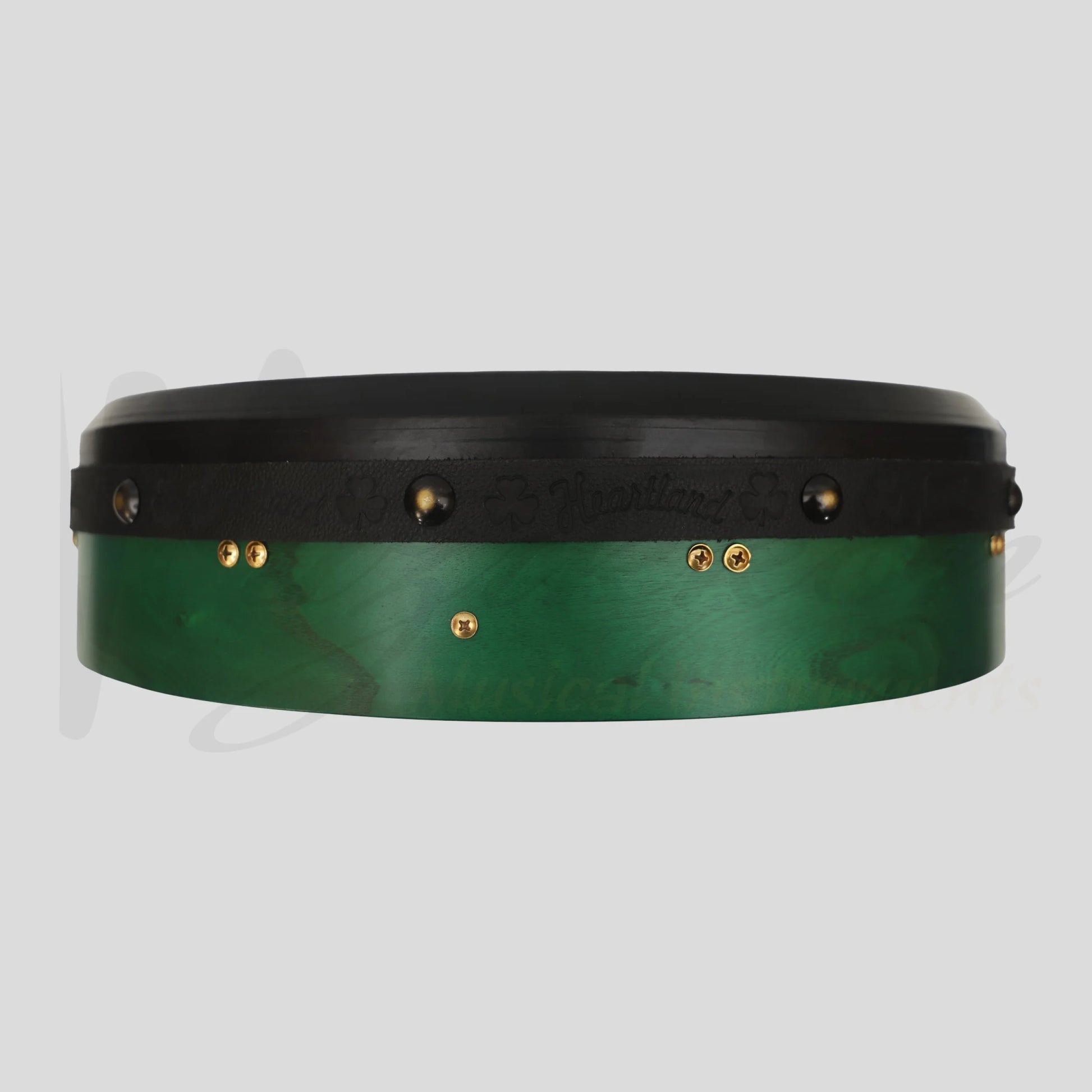 Muzikkon 16’’X4’’ Heartland Tunable Irish Bodhran with T-BAR & Taped Finish Deep Tune Drum