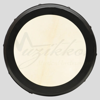 Muzikkon 16’’X4’’ Heartland Tunable Irish Bodhran with T-BAR & Taped Finish Deep Tune Drum