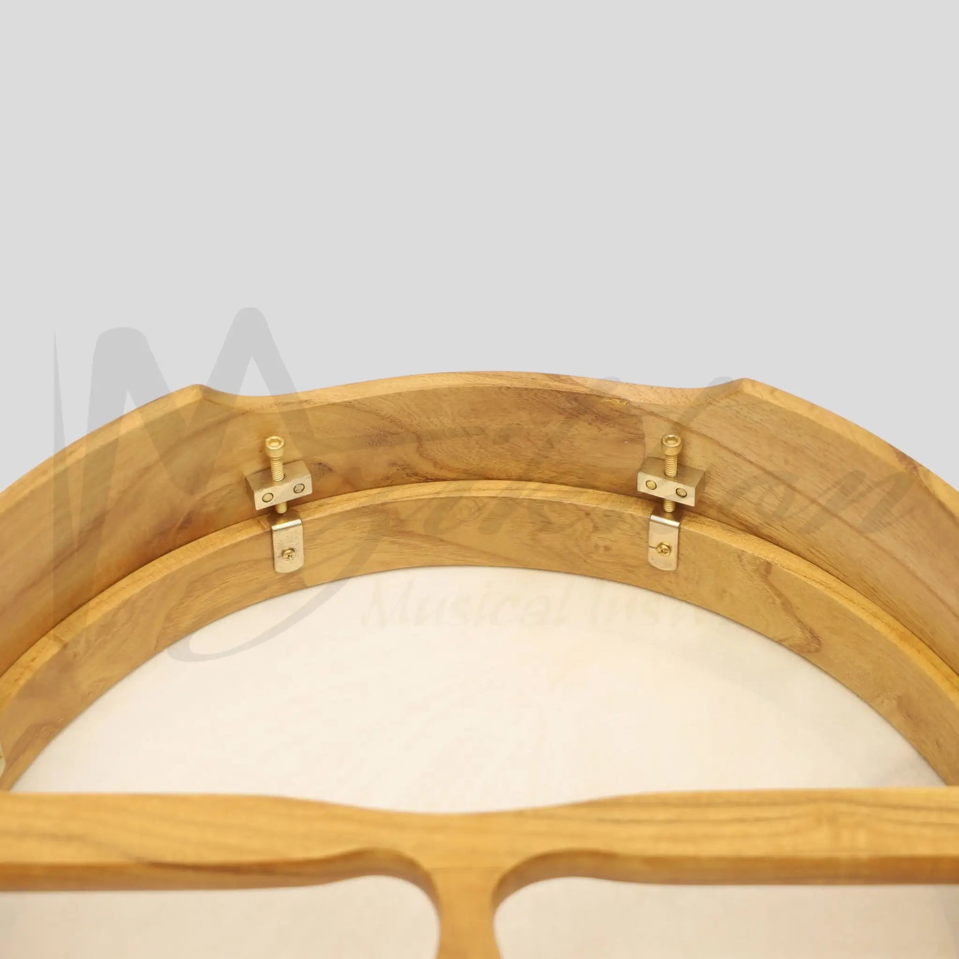 Muzikkon 16’’X4’’ Heartland Tunable Irish Bodhran With T-Bar & Taped Finish Deep Tune