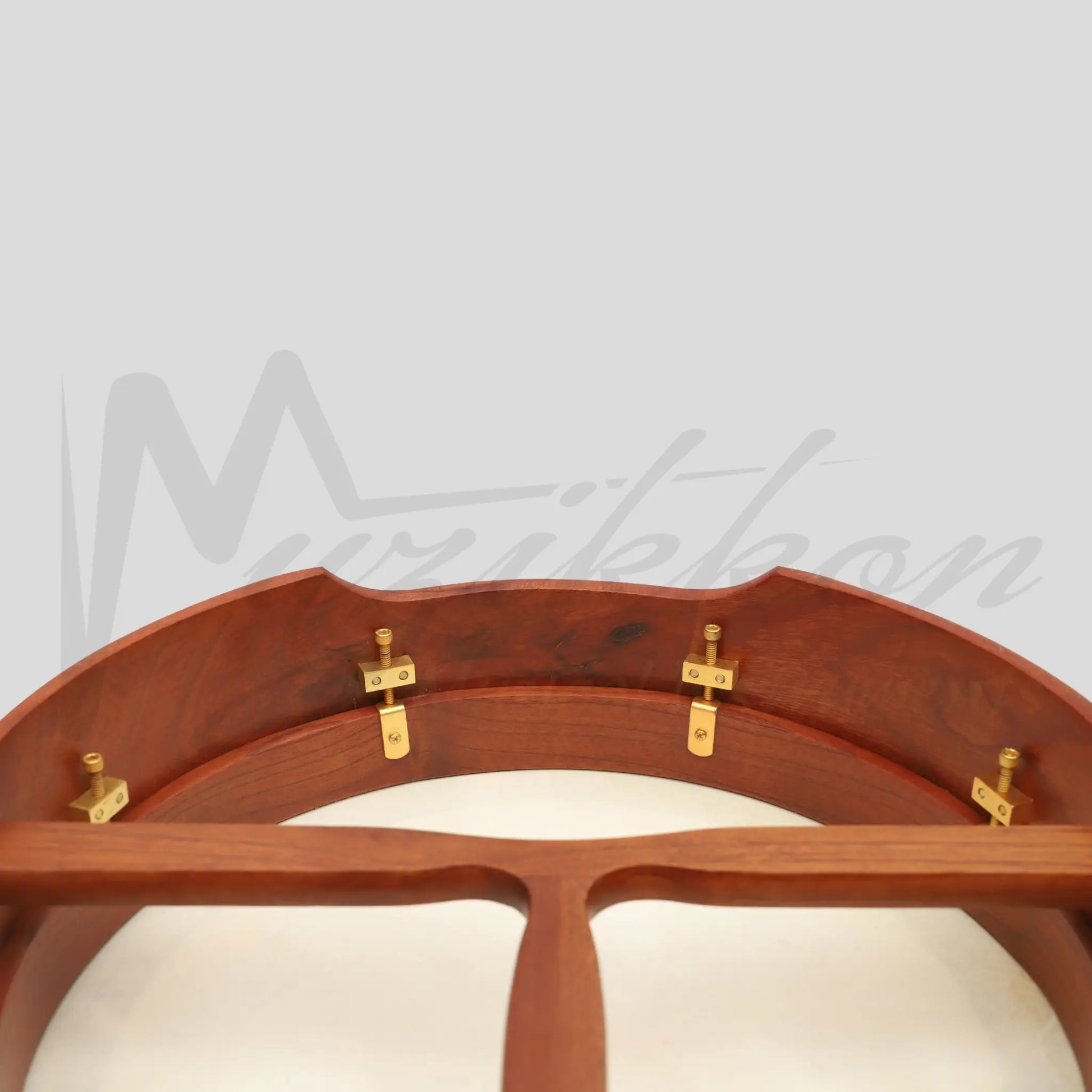 Muzikkon 16’’X4’’ Heartland Tunable Irish Bodhran with T-BAR & Taped Finish Deep Tune Drum