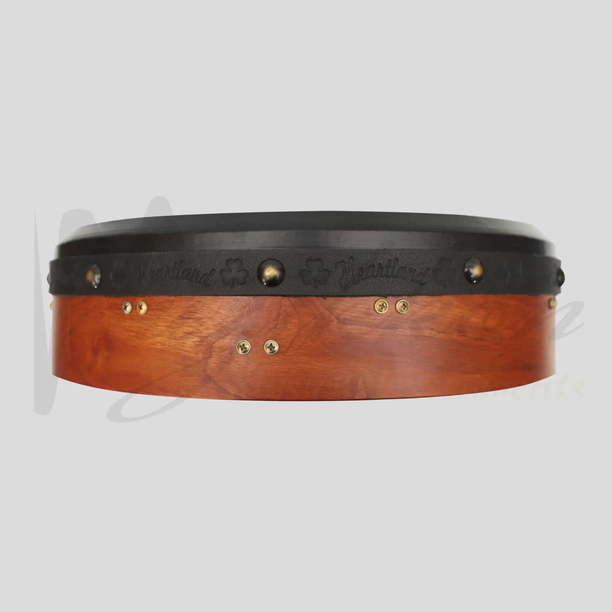 Muzikkon 16’’X4’’ Heartland Tunable Irish Bodhran with T-BAR & Taped Finish Deep Tune Drum