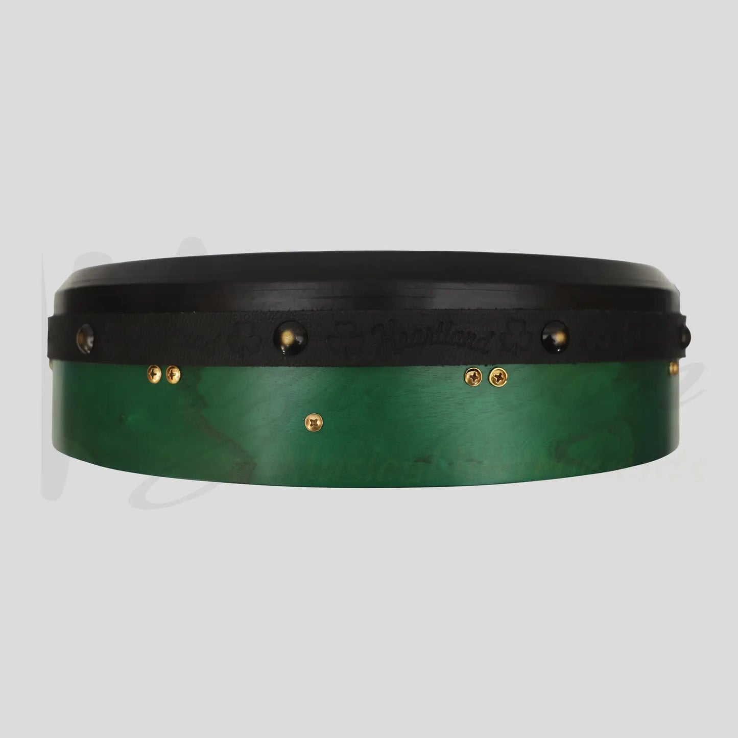 Muzikkon 16’’X4’’ Heartland Tunable Irish Bodhran with T-BAR & Taped Finish Deep Tune Drum